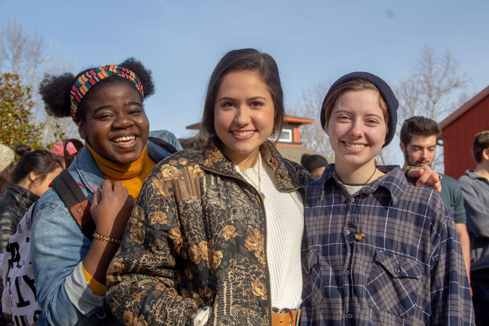 A photo of a group of MIEA students at a mindfulness retreat. Mindfulness Teacher Certification Program