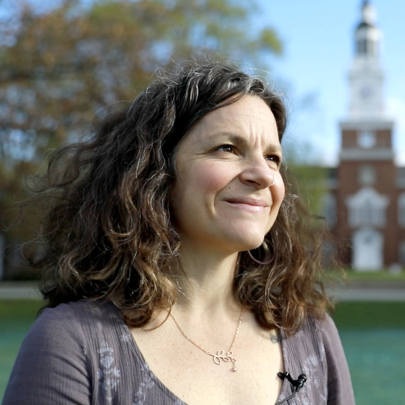 LB White, Dartmouth Director of Wellbeing, speaking at the Building a Mindful Campus workshop